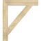 Ekena Millwork Traditional Block Rough Sawn Bracket, Douglas Fir, 4"W x 28"D x 32"H BKT04X28X32TRA05RDF - alternate 3